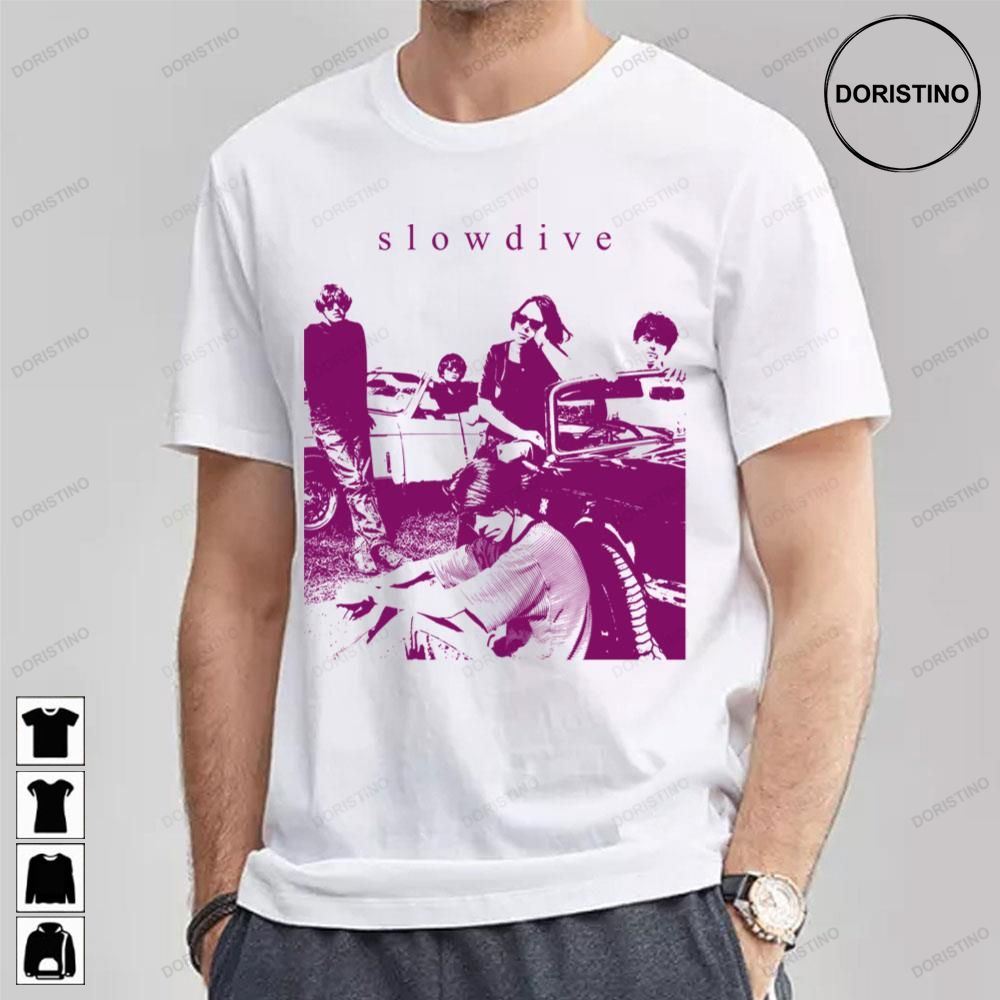 Slowdive Fanart Limited Edition T-shirts